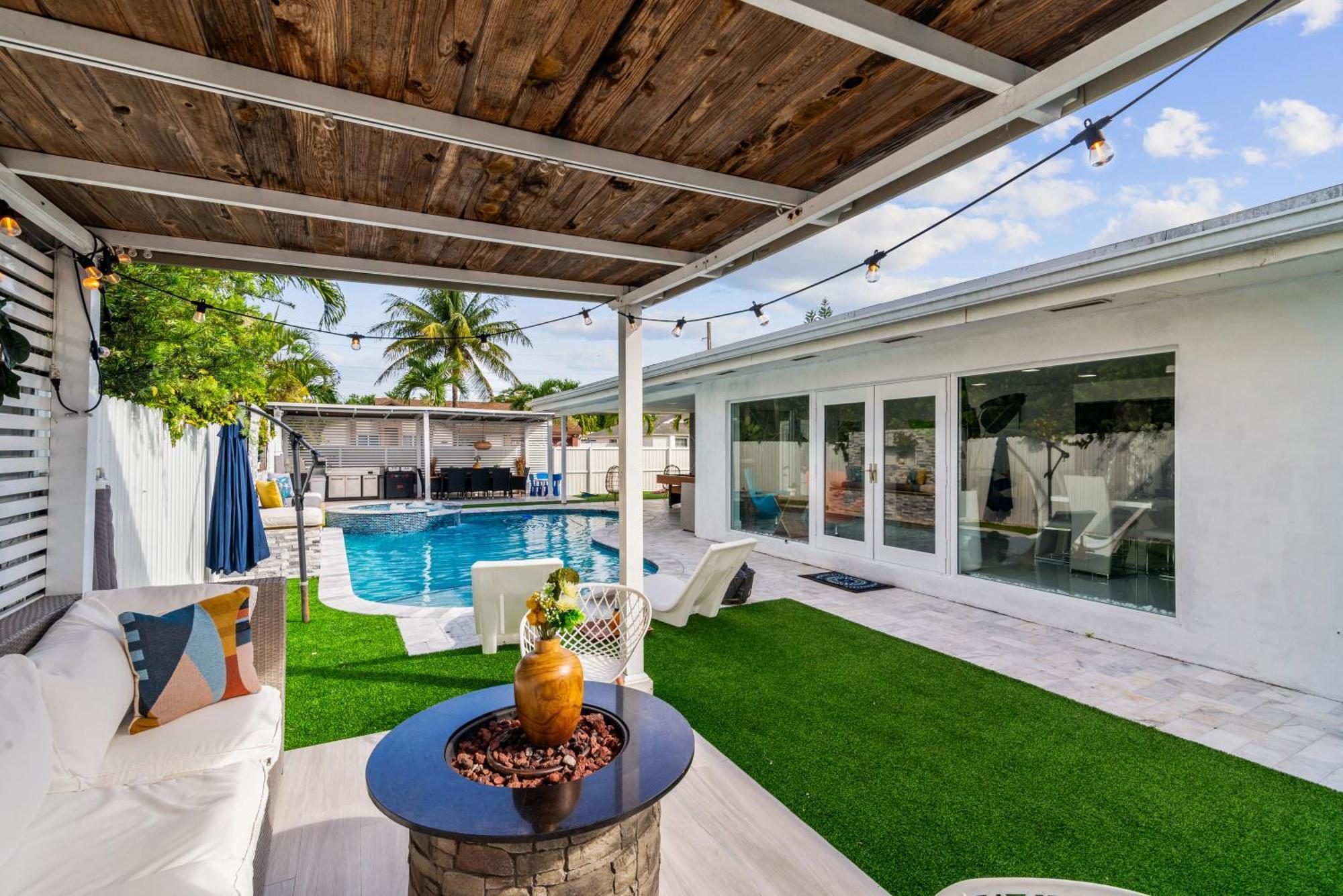 Villa Miami Luxury House W Heated Pool & Jacuzzi Exterior foto