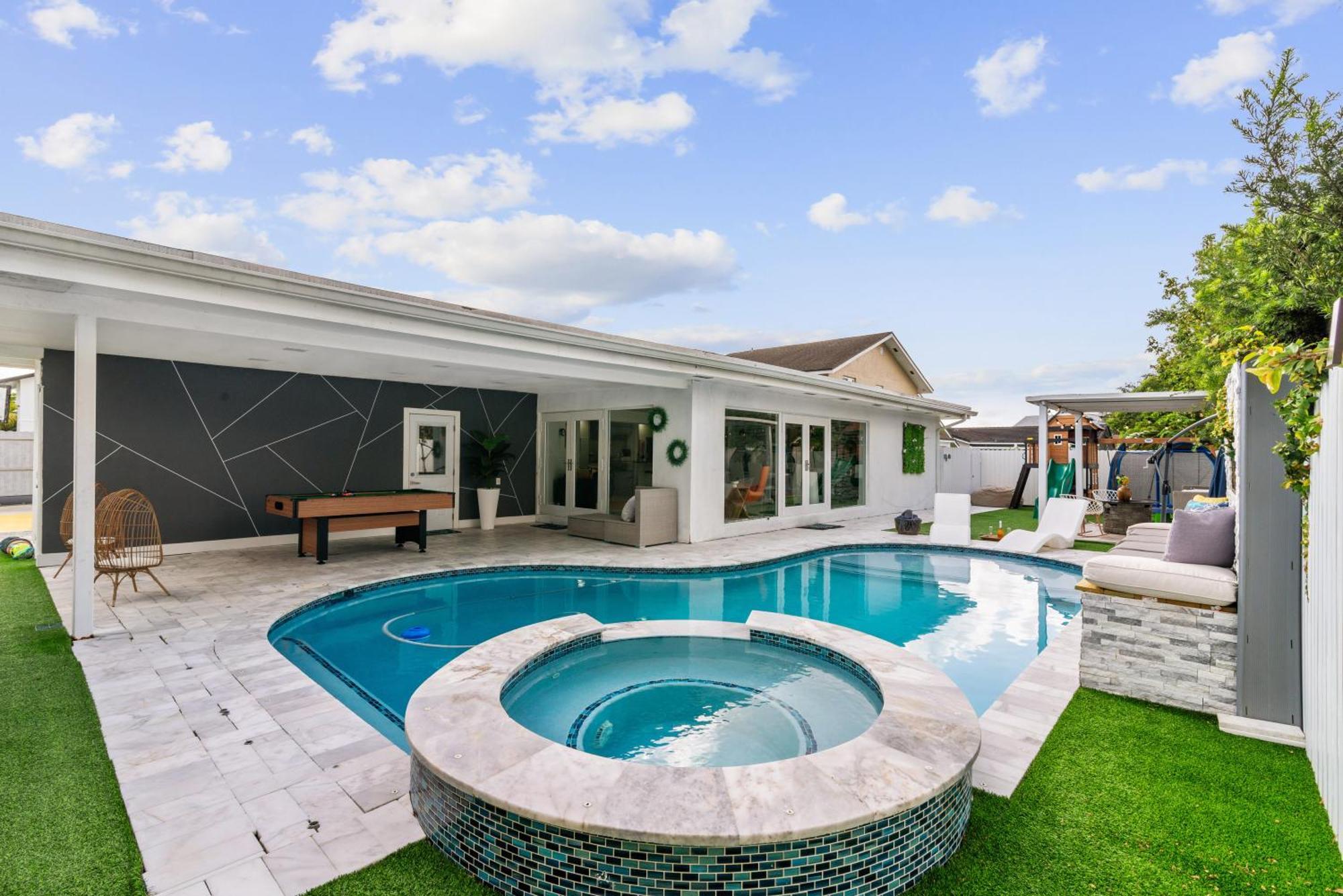 Villa Miami Luxury House W Heated Pool & Jacuzzi Exterior foto